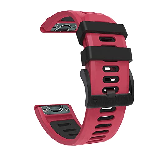 OPKDE QuickFit Uhrenarmband für Garmin Fenix 7X, 7, 6X, 6, 5X, Epix, Instinct 2, Descent MK2i, Schnellverschluss, Silikonarmband, 26 mm, 22 mm, For Forerunner 945 935, Achat