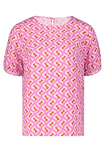 Cartoon Damen Casual-Bluse mit Muster Pink/Orange,40