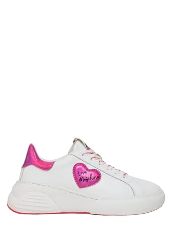 Love Moschino Damen Ja15125g1hia510b Sneaker, Bianco, 37 EU