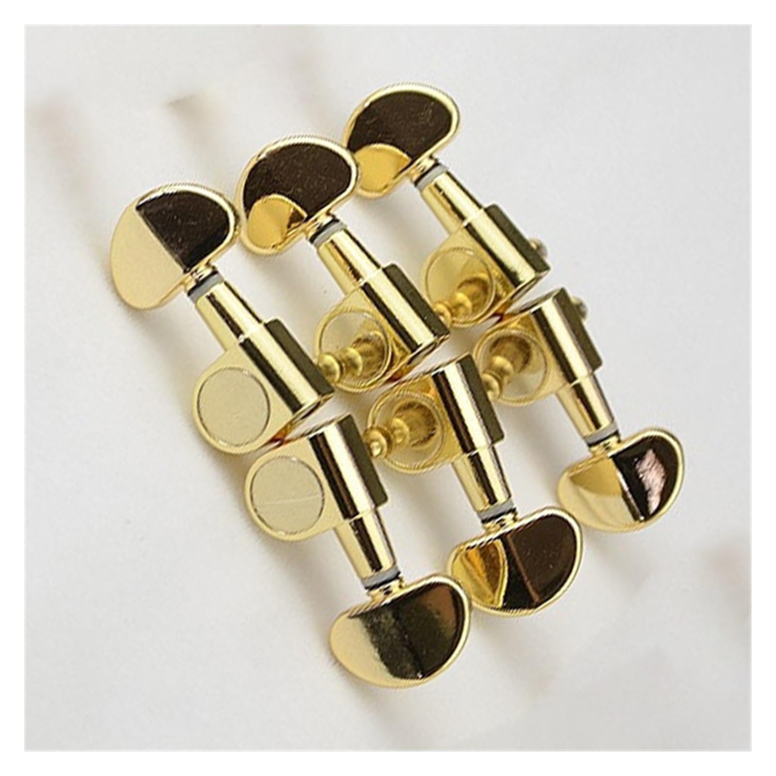 Strings Tuning Pegs Mechaniken Für Gitarre E-Gitarre, Folk-Akustikgitarre, Schraubauge, feste beidseitige Mechaniken, Gitarren-Goldteile