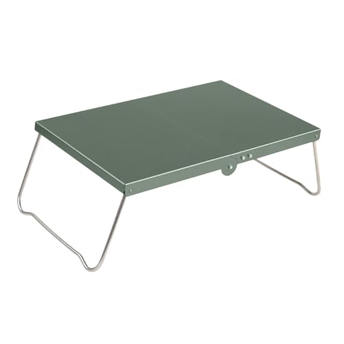 bnsggl Leichte Faltbare Campingtische Klapptisch Aus Aluminiumlegierung Kompakter Outdoor Picknick Schreibtisch Zum Angeln Picknick Grillen