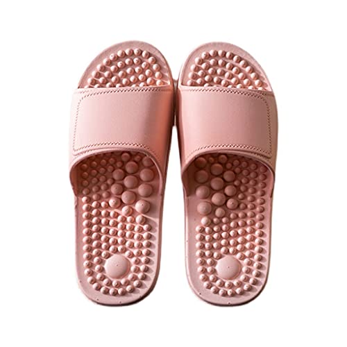 GHYUB Unisex Massage Hausschuhe ，Herren/Damen Badelatschen Dusch-& Badeschuhe Schlappen Mit Massage Punkt Sandalen Hausschuhe Slides Flip Flops Sommer Slippers Leicht Soft Indoor rutschfest Home