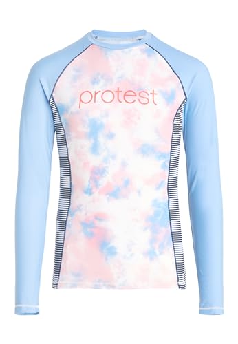 PRTDELIA JR - UPF-50-Schutz Langarm-Rashguard Funktionsshirts rosa Gr. 140 Mädchen Kinder