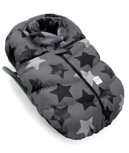 7AM Enfant Kindersitz Überzug Babyschale Babykorb - Cocoon für Babys und Kleinkinder, leichtes, warmes Cover, mit Fleece gefüttert (0-12M)