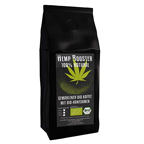 C&T "Hemp Booster" | gemahlener Bio-Kaffee mit Bio-Hanf 100% natürlich | das Super lecker frische Hipster Getränk (500 g)