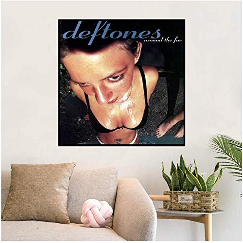 YYLPRQQ Deftones Around The Fur Album Musik Cover Poster Wandkunst Wandbild Leinwanddruck Home Decor Leinwanddruck-50X70 cm