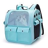 KAKASEA Outdoor-Tragetasche, atmungsaktiv, tragbar, Reise-Netzstoff, Stofftasche für Katzen, Hunde, Haustierbedarf