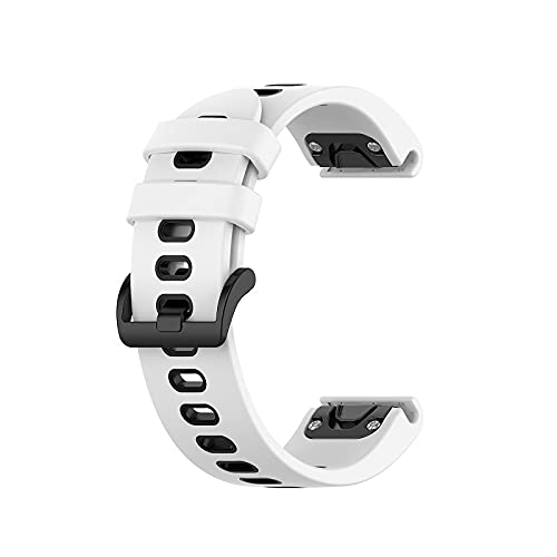 OPKDE Smartwatch-Armband für Garmin Fenix 5X 5 5S 6 6S 6X 7X 7 7S 3 3HR Forerunner 935 945 Schnellverschluss-Armband aus Silikon, 26 mm, Achat