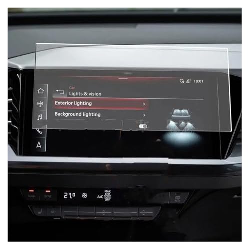 Navigations-Displayschutz Für Q4 Für E-tron 2022 Autoradio GPS-Navigation Displayschutzfolie Autoinnenraum Displayschutzfolie Aus Gehärtetem Glas Navigation Schutzfolie(GPS)