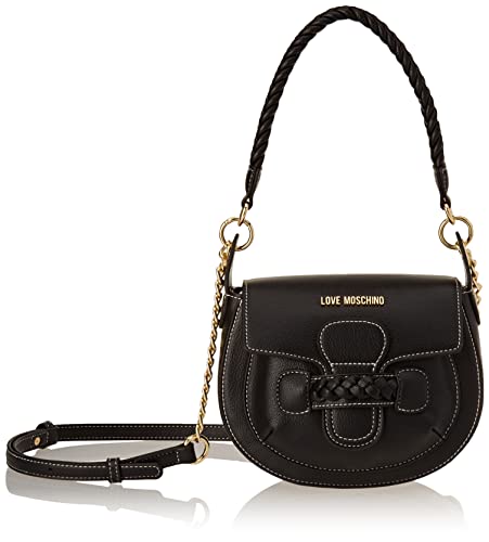 Love Moschino Damen Jc4223pp0gkj000 Schultertasche, Schwarz