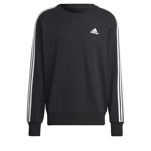 adidas Herren Sweatshirt (Long Sleeve) M 3S Ft SWT, Black, IC9317, XL