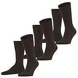 FALKE Herren Socken Airport 3er Multipack 39-40 41-42 43-44 45-46 47-48 49-50 in vielen verschiedenen Farben Business, Größe:43-44, Farbe:3 Paar Brown (5930), Packgröße:3 Paar