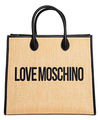 Love Moschino damen Handtaschen natural - black