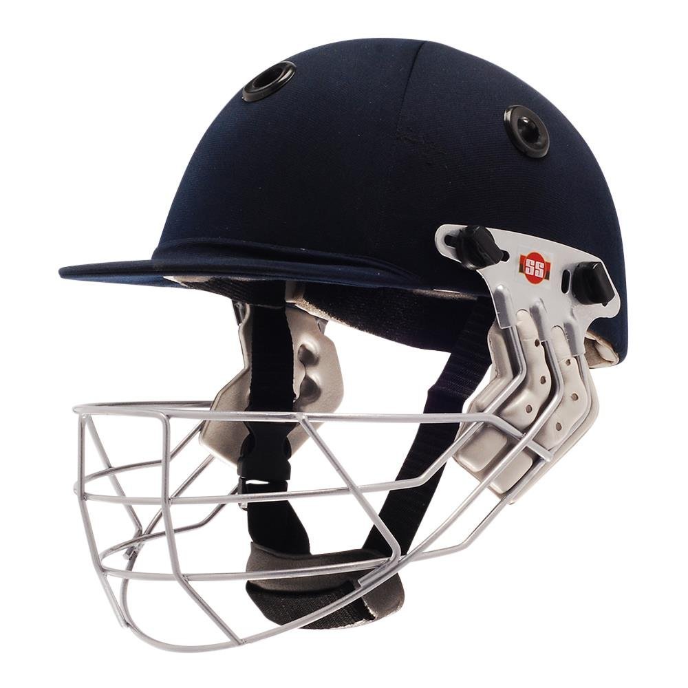 SS Men's Heritage Cricket Helmet, Navy, M