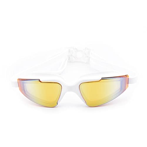 BFVAKBKYT Schwimmbrille, Männer Überzug Myopie Brille wasserdicht Anti Silikon Wasser Sport optische Brille Swim Pool Cap Hut