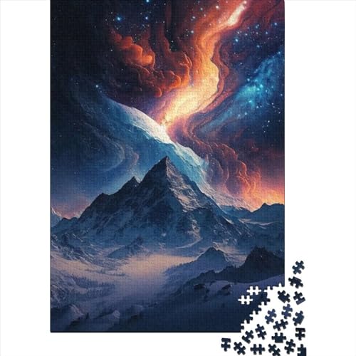 Puzzle für Erwachsene, 1000 Teile, Bergthema, Puzzles für Erwachsene, Teenager, Puzzles für Erwachsene, Lernspiel, Herausforderungsspielzeug (29,53 x 19,69 Zoll)