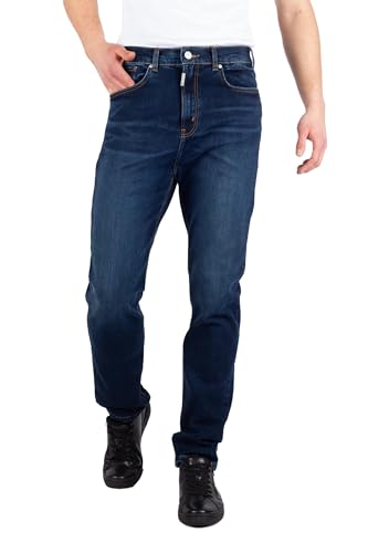 LTB Jeans Herren Jeans - Regular Fit Jeanshosen - Zoey Zip - Dunkelblau - 33/32