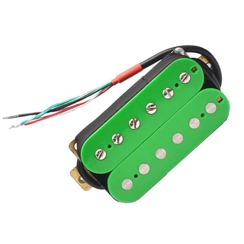 Grüne E-Gitarre Humbucker Pickup Coil Spliting Pickup Kunststoffspule Single-Coil-Tonabnehmer (Color : Neck)