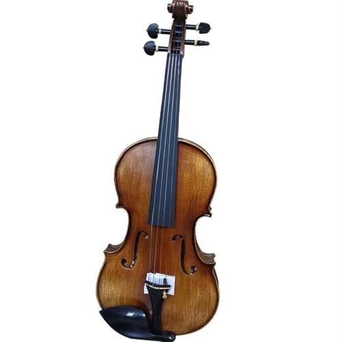 Standard Violine Klassische Natürliche Flamme Violine Ebenholz Griffbrett Bogen Brasilien Holz(3/4)