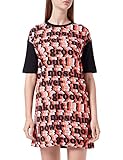 Love Moschino Womens Groovy Panel Print. Kleid, Black, 44