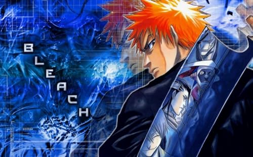 HfmQuisutron Jigsaw Puzzle 1000 Pieces Classic Japanese Combat Action Animation Kurosaki.Ichigo Poster Wooden Puzzle for Wood Adult Toys Dekompression Spiel Ka112Qp