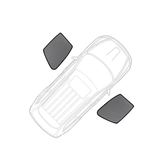 Sonnenschutz Für Benz Für GLS GL X166 2013-2019 Autosonnenschutz Frontscheibenrahmen Vorhang Sonnenschutzvisier Für Die Rückseite des Fensters Auto Sonnenschutz(2 PCs)