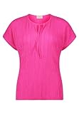 Cartoon Damen Casual-Shirt mit V-Ausschnitt Pink,38