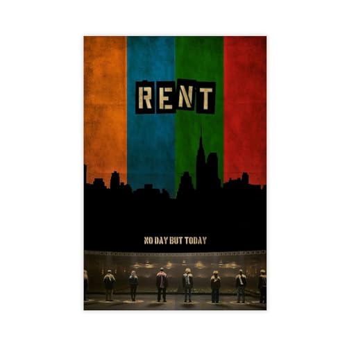 biegzc Filmposter "Rent Opern", Leinwand, Poster, Schlafzimmer, Dekoration, Landschaft, Büro, Raumdekoration, Geschenk, 40 x 60 cm