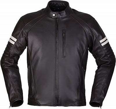 Modeka August 75 Lederjacke Herren (schwarz/weiß), XXL