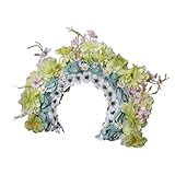 PTILSERY Brautgirlanden Blumen Hochzeit Blume Stirnband Strand Kranz Haarband Mädchen Haarschmuck Frauen Kopf Hoop Requisiten wie beschrieben