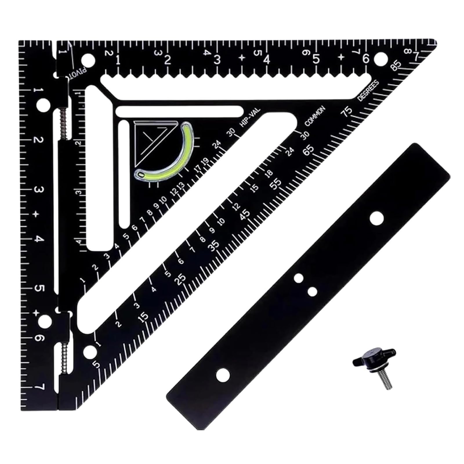 Zimmermannswinkel 17 8 Cm Sparrenwinkel Mehrzweck Zimmermannswerkzeug: Winkelmesser Holzbearbeitungs Markierungslehren