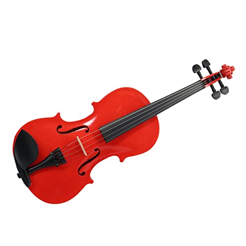 Violine Anfänger Akustische Violine 4/4 3/4 1/2 1/4 1/8 Für Anfänger Mit Etui, Bogen, Schulterstütze, Dämpfersaiten (Color : 1/2)