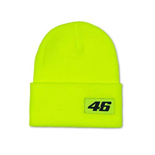 Valentino Rossi VR 46 Core Man-Mütze, Fluo Yellow, Einzigartig