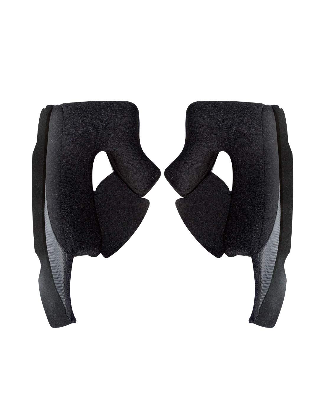 ON BOARD LEVEL HELMENTS Cheek Pads Motorradhelm Level LFC1, Unisex, 2XL, Schwarz