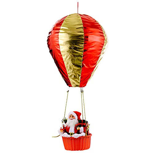 Weihnachtsmann-Heißluftballon-Einkaufszentrum, hängende Decke, Dekoration, Zubehör für Geburtstagsparty, Zuhause, Festival, Ornament, 900 mm