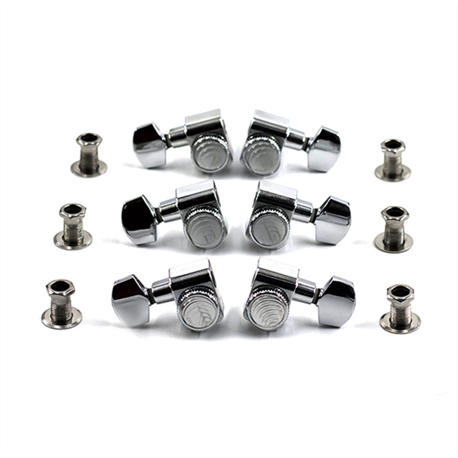 1Set E-Gitarre Acoustic Guitar String Tuning Pegs Tuner Machine Köpfe Verriegelungstyp Guitarra Gitarrenteile Stimmwirbel Mechaniken