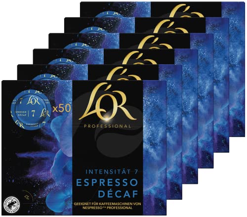 L'OR Suprême Espresso Decaf, 6-er Pack (6x50 Kaffee-Discs à 300g), 1.8 kg