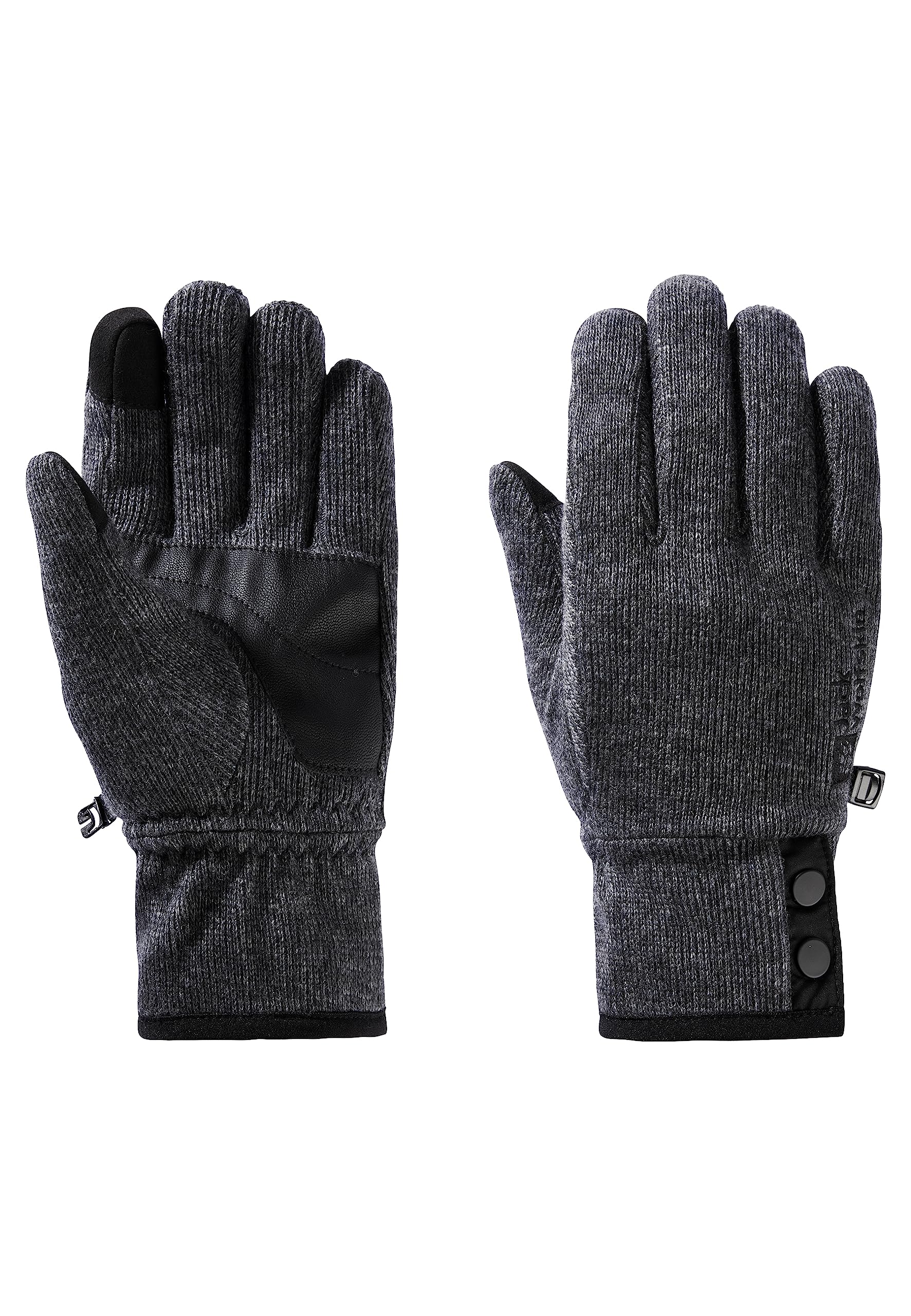 Jack Wolfskin WINTER WOOL GLOVE dark grey M