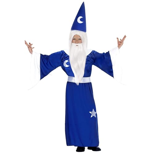 "WIZARD" (robe with collar, belt, hat) - (116 cm / 4-5 Years)