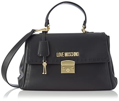 Love Moschino Damen Jc4348pp0fke000 Handtasche, Schwarz, Einheitsgröße