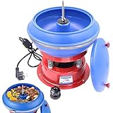 Vibrationstumbler Polierer 90/120/250W Schmuck Poliermaschine KugelmüHle,Electric Vibrations-Becher,Hülsenpolierer,Für Gold Silber,8in