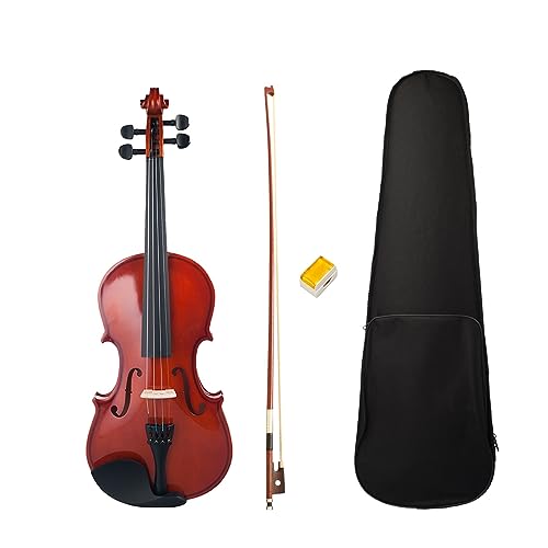 4/4 Volle Größe Violine/Geige Student Violine Linde Violine Kit Brücke Fall Bogen Für Anfänger