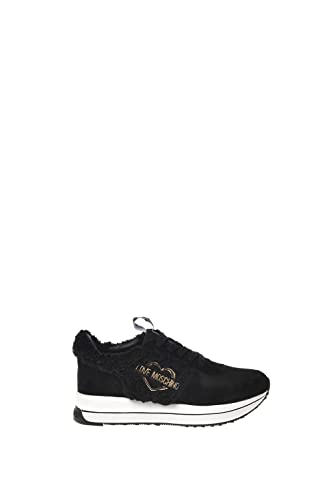 Love Moschino Damen Ja15364g0fjo200a36 Sneaker, Schwarz, 36 EU