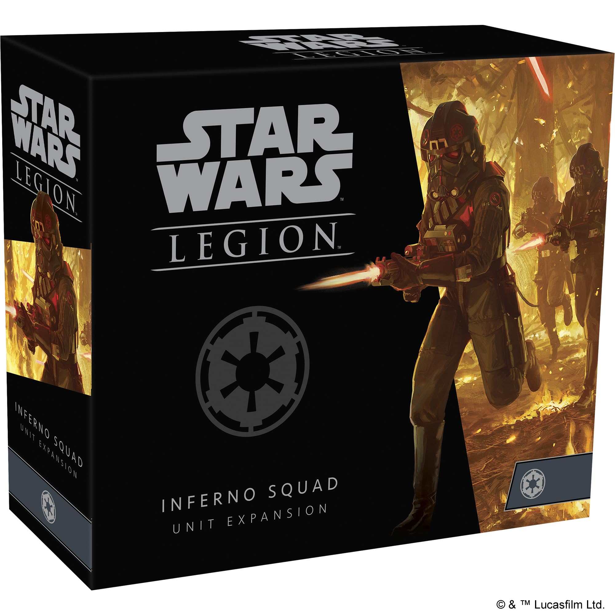 Atomic Mass Games, Star Wars Legion: Galactic Empire Expansions: Inferno Squad Unit, Unit Expansion, Miniatures Game, Ages 14+, 2 Players, 90 Minutes Playing Time