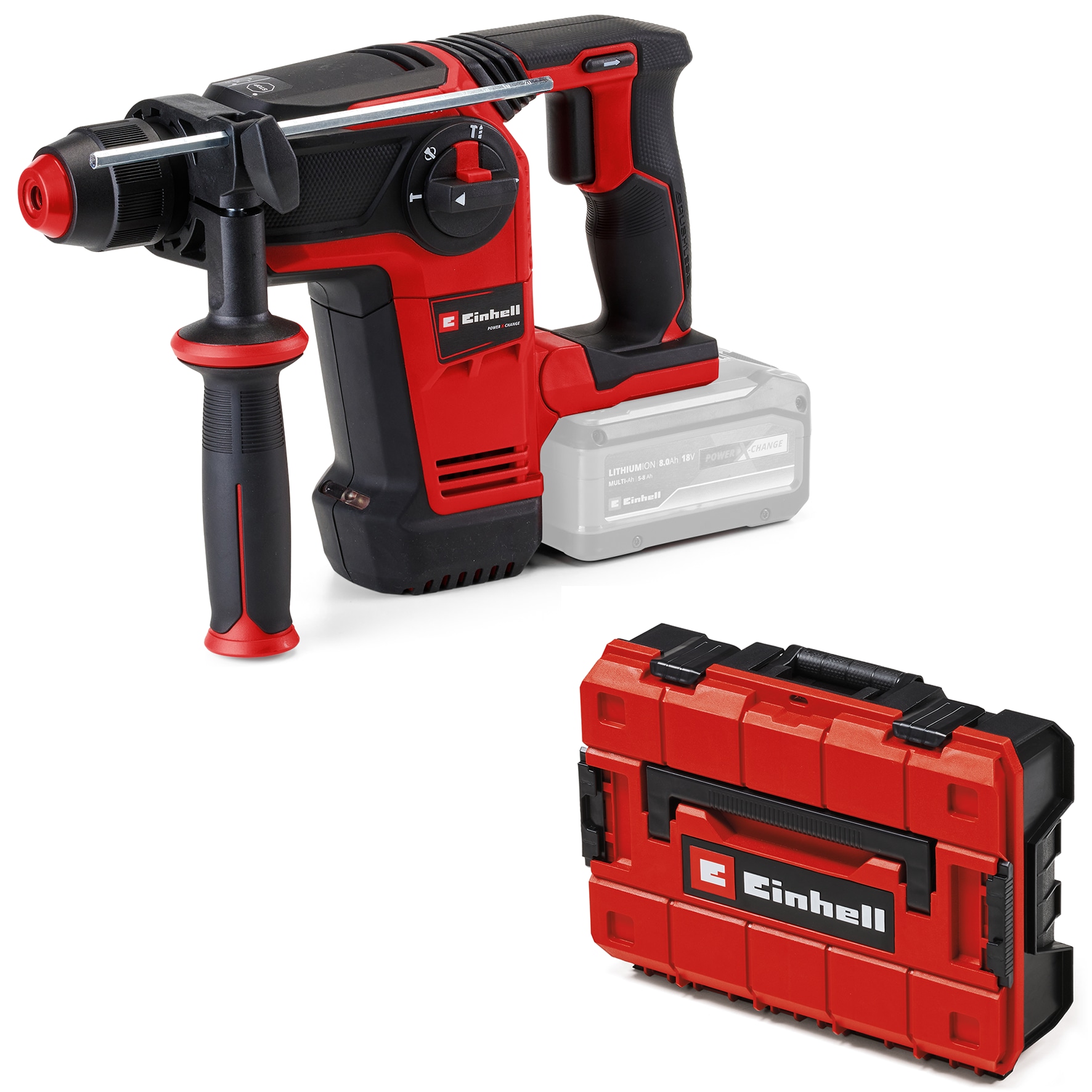 Einhell Akku-Bohrhammer "TP-HD 18/26 Li BL - Solo", ohne Akku und Ladegerät