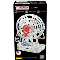 Tronico 10132 - Metallbaukasten Riesenrad mit Solarzellenantrieb, Profi Serie, Maßstab 1:16, 1042-teilig