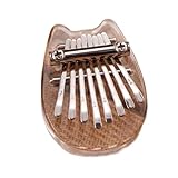 Kalimba 8 Schlüssel Kalimba Musical Instrument Mini Musik Tastatur Daumen Klavier Holz Acryl Daumen Klavier Tragbare(D)