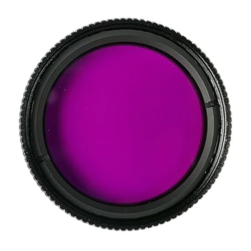 PVS14 Nachtsicht-Okularfilter, Braun, Lila, Orange, Okularlinse, Opferfenster, Schutzhülle for 30-mm-Objektiv (Color : Purple)