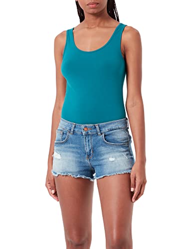 LTB Jeans Damen Pamela Jeans-Shorts, Lelia Wash 53686, XS