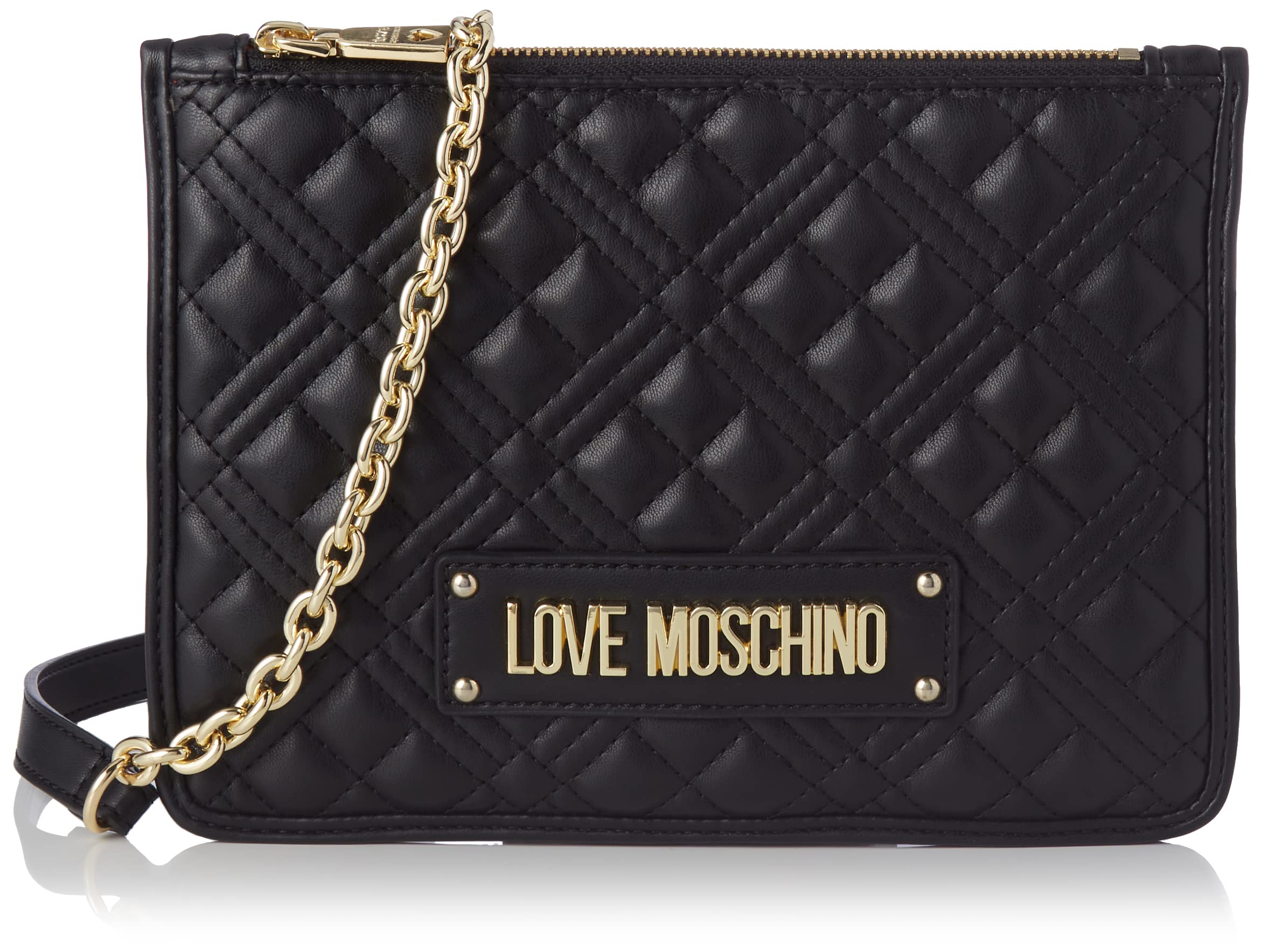 Love Moschino Damen Jc4316pp0fla000 Umhängetasche, Schwarz, Einheitsgröße